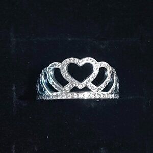 Authentic Pandora Hearts Tiara Ring 190958CZ Sterling Silver CZ